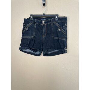 Sandpiper Womens Denim‎ Shorts 20 mid rise cotton button zipper summer pull on